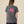T-shirt BUMA X BRAGHE colore Antracite vista da dietro, con stampa rosa 80's e scritta Like no Other