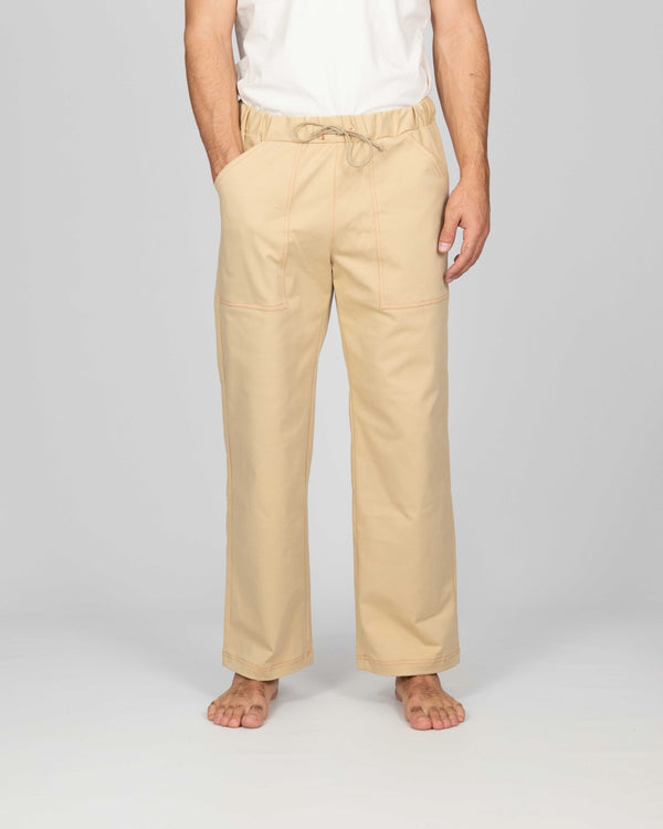 Pantaloni LO SPECCHIO Limited Edition beige, vista frontale